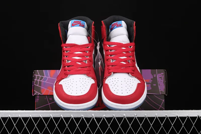 All categories Air Jordan Jordan series basketball shoes Air Jordan 1 High Pure original version Air Jordan 1 Retro High "Chicago Crystal" AJ1 Joe 1 New Chicago Spider-Man 555088-602
